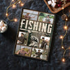 Personalized Fishing Canvas Custom Photo Wall Art for Dad or Grandpa Gift Fisherman on Birthday Fathers Day