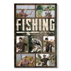 Personalized Fishing Canvas Custom Photo Wall Art for Dad or Grandpa Gift Fisherman on Birthday Fathers Day - 9x12