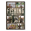 Personalized Fishing Canvas Custom Photo Wall Art for Dad or Grandpa Gift Fisherman on Birthday Father’s Day - 9x12