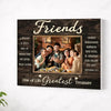 Personalized Friends Canvas Gift Custom Photo for Besties and Friend Groups - No Frame / 14x11