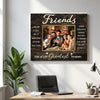 Personalized Friends Canvas Gift Custom Photo for Besties and Friend Groups