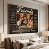 Personalized Friends Canvas Gift Custom Photo for Besties and Friend Groups