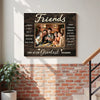 Personalized Friends Canvas Gift Custom Photo for Besties and Friend Groups