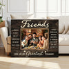 Personalized Friends Canvas Gift Custom Photo for Besties and Friend Groups