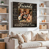 Personalized Friends Canvas Gift Custom Photo for Besties and Friend Groups