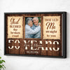 Personalized God Blessed The Broken Road Canvas Wall Art Custom Photo 50 Years Anniversary Wedding Gift For Couple