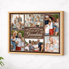 Personalized Grandma Canvas Prints - Gift for - Custom Photo My Favorite People Calls Me - Natural Frame / 14x11