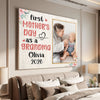 Personalized Grandma Canvas Prints - Gift for - Fist Mother’s Day