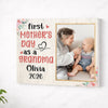 Personalized Grandma Canvas Prints - Gift for - Fist Mother’s Day As A - No Frame / 14x11