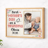 Personalized Grandma Canvas Prints - Gift for - Fist Mother’s Day As A - Natural Frame / 14x11