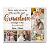 Personalized Grandma Canvas Prints - Gift for - The World’s Best Belong