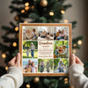 Personalized Grandma Definition Canvas A Woman Who Gives Best Hugs Custom Photo Wall Art Mother’s Day Birthday Gift