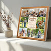 Personalized Grandma Definition Canvas A Woman Who Gives Best Hugs Custom Photo Wall Art Mother’s Day Birthday Gift