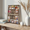 Personalized Grandma We Love You Canvas Custom Photo Wall Art Gift From Grandson And Granddaughter Mother’s Day Idea