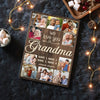 Personalized Grandma We Love You Canvas Custom Photo Wall Art Gift From Grandson And Granddaughter Mother’s Day Idea