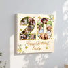 Personalized Happy 20th Birthday Canvas Wall Art Custom Photo Gift for Her Celebrate Turning Twenty