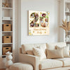 Personalized Happy 20th Birthday Canvas Wall Art Custom Photo Gift for Her Celebrate Turning Twenty