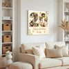 Personalized Happy 20th Birthday Canvas Wall Art Custom Photo Gift for Her Celebrate Turning Twenty