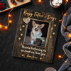 Personalized Happy Father’s Day Thanks For Loving Me Custom Photo Wall Art Gift Dog Dad And Lovers - Canvas