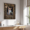 Personalized Happy Father’s Day Thanks For Loving Me Custom Photo Wall Art Gift Dog Dad And Lovers - Canvas