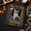 Personalized Happy Fathers Day Thanks For Loving Me Custom Photo Wall Art Gift Dog Dad And Lovers - Canvas