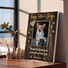 Personalized Happy Fathers Day Thanks For Loving Me Custom Photo Wall Art Gift Dog Dad And Lovers - Canvas