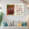 Personalized Have A Holly Jolly Christmas Canvas Custom Photo Wall Art Family Gift Idea