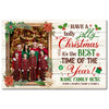 Personalized Have A Holly Jolly Christmas Canvas Custom Photo Wall Art Family Gift Idea
