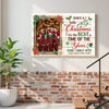 Personalized Have A Holly Jolly Christmas Canvas Custom Photo Wall Art Family Gift Idea