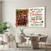 Personalized Have A Holly Jolly Christmas Canvas Custom Photo Wall Art Family Gift Idea