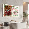 Personalized Have A Holly Jolly Christmas Canvas Custom Photo Wall Art Family Gift Idea