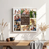 Personalized Home Is Where Love Resides Canvas Custom Family Wall Art Christmas Gift