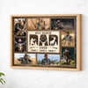 Personalized Hunting Dad Canvas Prints - Gift - Custom Photo Best Buckin Ever - Natural Frame / 14x11