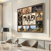 Personalized Hunting Dad Canvas Prints - Gift - Custom Photo Best Buckin Ever