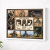 Personalized Hunting Dad Canvas Prints - Gift - Custom Photo Best Buckin Ever - White Frame / 14x11