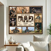 Personalized Hunting Dad Canvas Prints - Gift - Custom Photo Best Buckin Ever