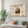 Personalized I Choose You Couple Canvas Wall Art Custom Photo Anniversary Gift For Husband And Wife Romantic Home Decor