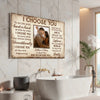 Personalized I Choose You Couple Canvas Wall Art Custom Photo Anniversary Gift For Husband And Wife Romantic Home Decor