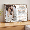 Personalized I Fell In Love With You Canvas Wall Art Custom Photo Couple Anniversary Gift For Husband And Wife