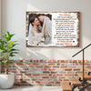 Personalized I Fell In Love With You Canvas Wall Art Custom Photo Couple Anniversary Gift For Husband And Wife