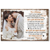 Personalized I Fell In Love With You Canvas Wall Art Custom Photo Couple Anniversary Gift For Husband And Wife