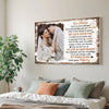 Personalized I Fell In Love With You Canvas Wall Art Custom Photo Couple Anniversary Gift For Husband And Wife