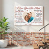 Personalized I Love You The Most Canvas Wall Art Custom Photo For Couple Anniversary Gift Husband And Wife