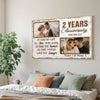 Personalized If I Had My Life To Live Over Again Canvas Wedding Anniversary Gift For Husband And Wife Together Custom