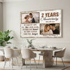 Personalized If I Had My Life To Live Over Again Canvas Wedding Anniversary Gift For Husband And Wife Together Custom