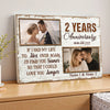 Personalized If I Had My Life To Live Over Again Canvas Wedding Anniversary Gift For Husband And Wife Together Custom