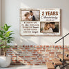 Personalized If I Had My Life To Live Over Again Canvas Wedding Anniversary Gift For Husband And Wife Together Custom