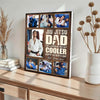 Personalized Jiu Jitsu Dad Like A Regular Canvas Custom Photo Wall Art Gift for on Fathers Day or Birthday