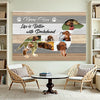Personalized Life Is Better With Dachshund Canvas Custom Photo Wall Art Gift For Dog Dad Mom Father’s Day or Mother’s