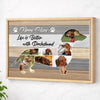 Personalized Life Is Better With Dachshund Canvas Custom Photo Wall Art Gift For Dog Dad Mom Father’s Day or Mother’s